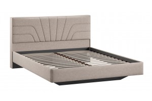 Кровать без ПМ Пандора 1600 Тип 1 без подъемного механизма Микрошенилл Relax Latte