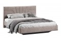 Кровать без ПМ «Пандора» 1600 Тип 1 (без подъемного механизма) Велюр Brut Mocco 06