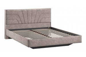 Кровать без ПМ Пандора 1600 Тип 1 без подъемного механизма Велюр Brut Mocco 06