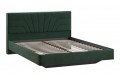 Кровать без ПМ «Пандора» 1600 Тип 1 (без подъемного механизма) Велюр Confetti Deep forest
