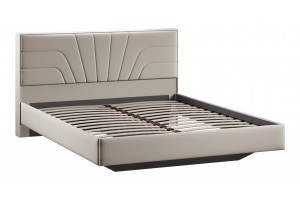 Кровать без ПМ Пандора 1600 Тип 1 без подъемного механизма Велюр Confetti Smoke