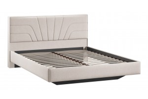 Кровать без ПМ Пандора 1600 Тип 1 без подъемного механизма Велюр Мокко светлый