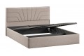 Кровать с ПМ «Пандора» 1600 Тип 1 (с подъемным механизмом и заглушиной) Микрошенилл Relax Latte