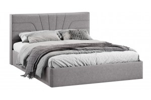 Кровать с ПМ Пандора 1600 Тип 1 (с подъемным механизмом и заглушиной) Микрошенилл Relax Mocco