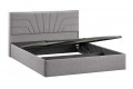 Кровать с ПМ «Пандора» 1600 Тип 1 (с подъемным механизмом и заглушиной) Микрошенилл Relax Mocco