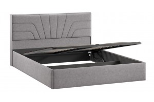 Кровать с ПМ Пандора 1600 Тип 1 (с подъемным механизмом и заглушиной) Микрошенилл Relax Mocco