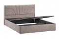 Кровать с ПМ «Пандора» 1600 Тип 1 (с подъемным механизмом и заглушиной) Велюр Brut Mocco 06