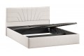 Кровать с ПМ «Пандора» 1600 Тип 1 (с подъемным механизмом и заглушиной) Велюр Светлый