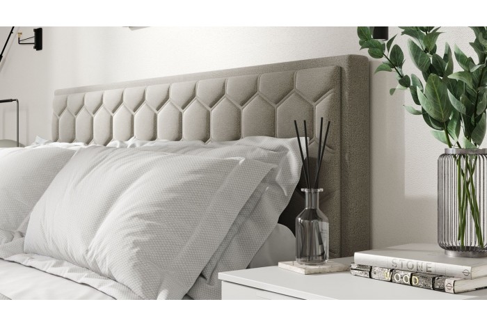 Кровать без ПМ «Порто» 1400 (без подъемного механизма) Велюр Confetti Smoke