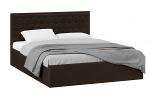 Кровать с ПМ Порто 1400 (с подъемным механизмом) Велюр Confetti Stone