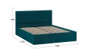 Кровать без ПМ «Порто» 1600 (без подъемного механизма) Велюр Confetti Izumrud