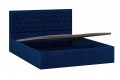 Кровать с ПМ «Порто» 1600 (с подъемным механизмом) Велюр Confetti Blue