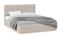 Кровать с ПМ «Порто» 1600 (с подъемным механизмом) Велюр Confetti Cream