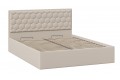 Кровать с ПМ «Порто» 1600 (с подъемным механизмом) Велюр Confetti Cream