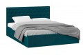 Кровать с ПМ «Порто» 1600 (с подъемным механизмом) Велюр Confetti Izumrud