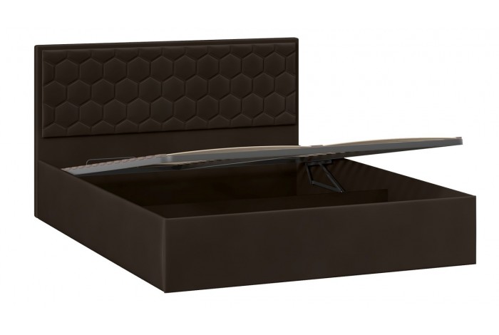 Кровать с ПМ «Порто» 1600 (с подъемным механизмом) Велюр Confetti Stone