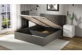 Кровать с ПМ «Порто» 1600 (с подъемным механизмом) Велюр Confetti Stone