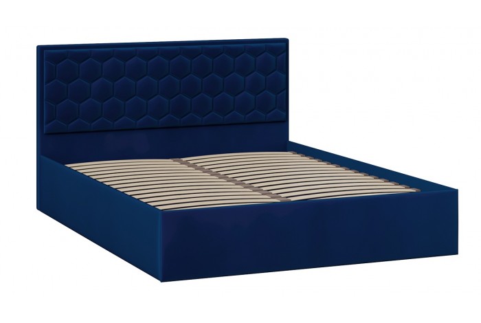 Кровать без ПМ «Порто» 1800 (без подъемного механизма) Велюр Confetti Blue