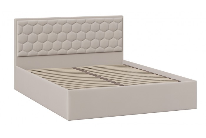 Кровать без ПМ «Порто» 1800 (без подъемного механизма) Велюр Confetti Smoke