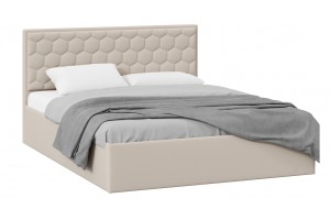 Кровать с ПМ Порто 1800 (с подъемным механизмом) Велюр Confetti Cream