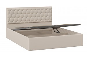Кровать с ПМ Порто 1800 (с подъемным механизмом) Велюр Confetti Cream