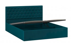 Кровать с ПМ Порто 1800 (с подъемным механизмом) Велюр Confetti Izumrud