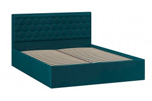 Кровать с ПМ Порто 1800 (с подъемным механизмом) Велюр Confetti Izumrud