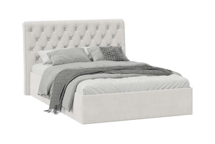 Кровать с ПМ «Скарлет» 1400 Тип 1 (с подъемным механизмом) Велюр Бежевый