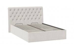 Кровать с ПМ Скарлет 1400 Тип 1 (с подъемным механизмом) Велюр Бежевый