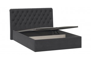 Кровать с ПМ Скарлет 1400 Тип 1 (с подъемным механизмом) Велюр Графит