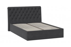 Кровать с ПМ Скарлет 1400 Тип 1 (с подъемным механизмом) Велюр Графит