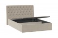 Кровать с ПМ «Скарлет» 1400 Тип 1 (с подъемным механизмом) Велюр Мокко светлый