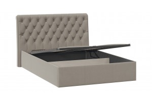 Кровать с ПМ Скарлет 1400 Тип 1 (с подъемным механизмом) Велюр Мокко темный