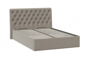 Кровать с ПМ Скарлет 1400 Тип 1 (с подъемным механизмом) Велюр Мокко темный