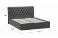 Кровать с ПМ «Скарлет» 1600 Тип 1 (с подъемным механизмом) Велюр Графит