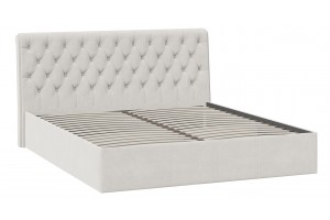 Кровать без ПМ Скарлет 1800 Тип 1 без подъемного механизма Велюр Бежевый