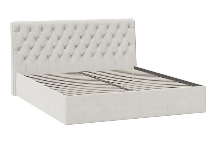 Кровать без ПМ «Скарлет» 1800 Тип 1 (без подъемного механизма) Велюр Бежевый