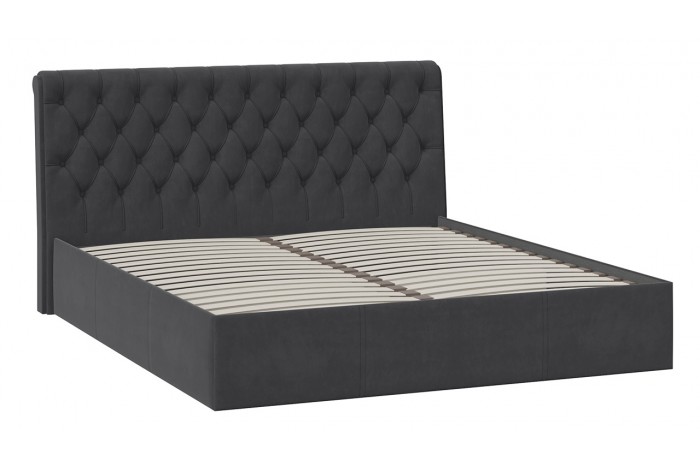 Кровать без ПМ «Скарлет» 1800 Тип 1 (без подъемного механизма) Велюр Графит