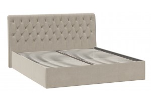 Кровать без ПМ Скарлет 1800 Тип 1 без подъемного механизма Велюр Мокко светлый