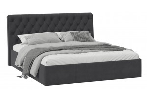 Кровать с ПМ Скарлет 1800 Тип 1 (с подъемным механизмом) Велюр Графит