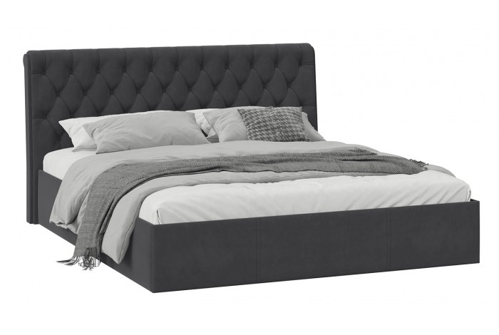 Кровать с ПМ «Скарлет» 1800 Тип 1 (с подъемным механизмом) Велюр Графит