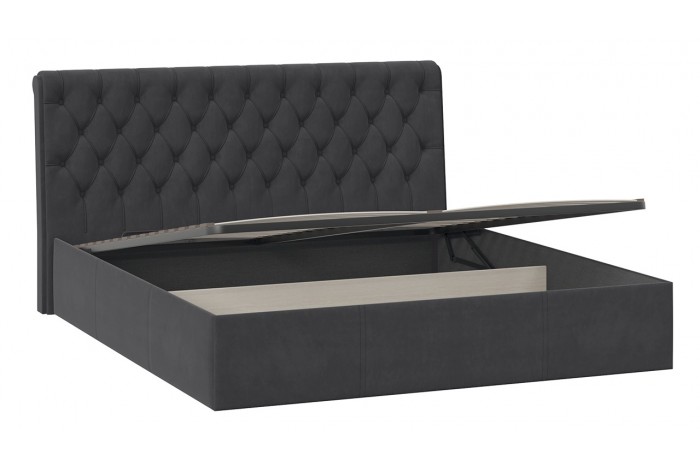 Кровать с ПМ «Скарлет» 1800 Тип 1 (с подъемным механизмом) Велюр Графит