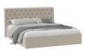Кровать с ПМ «Скарлет» 1800 Тип 1 (с подъемным механизмом) Велюр Мокко светлый