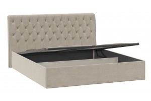 Кровать с ПМ Скарлет 1800 Тип 1 (с подъемным механизмом) Велюр Мокко светлый