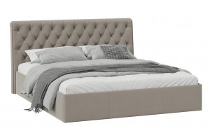 Кровать с ПМ Скарлет 1800 Тип 1 (с подъемным механизмом) Велюр Мокко темный