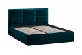 Кровать с ПМ «Стелла» 1400 Тип 1 (с подъемным механизмом) Велюр Confetti Izumrud