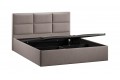 Кровать с ПМ «Стелла» 1400 Тип 1 (с подъемным механизмом) Велюр Мокко темный