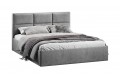 Кровать с ПМ «Стелла» 1400 Тип 1 (с подъемным механизмом) Микровелюр Wellmart Silver