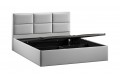 Кровать с ПМ «Стелла» 1600 Тип 1 (с подъемным механизмом) Велюр Confetti Silver