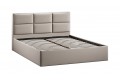 Кровать с ПМ «Стелла» 1600 Тип 1 (с подъемным механизмом) Велюр Confetti Smoke